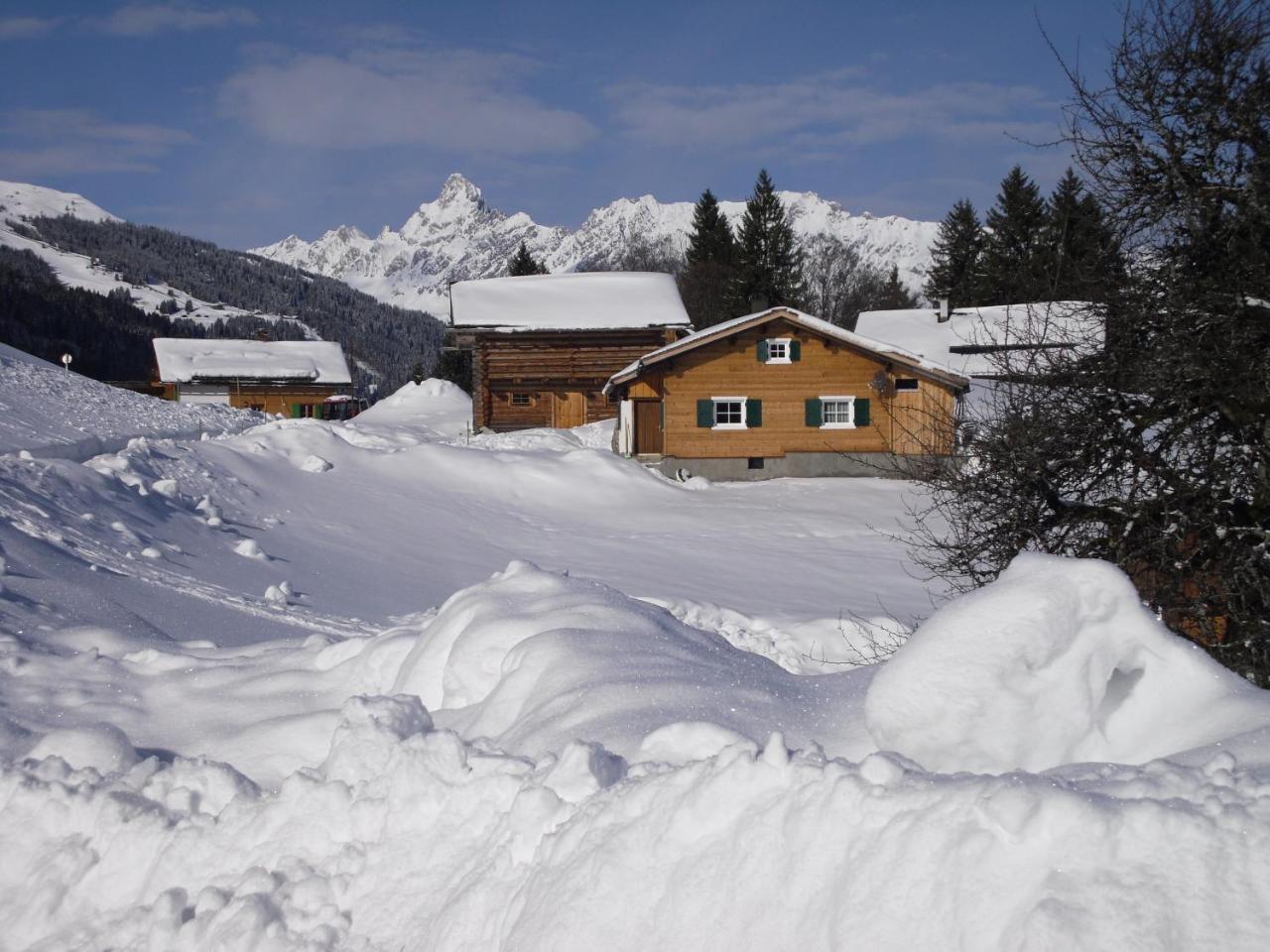 Maisaess Lifinarblick Villa Schruns Exterior foto
